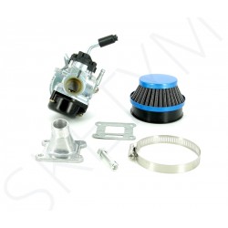 Kit carburateur 15mm - filtre bleu