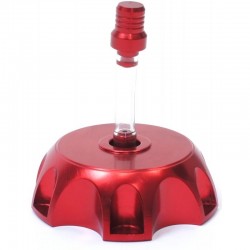 Bouchon de réservoir aluminium rouge